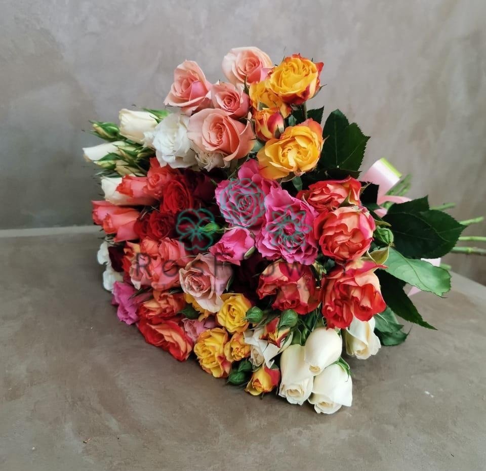 Букет цветов из: Розы в Белая глина