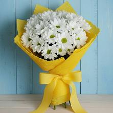 Букет цветов из:  Хризантемы в Белая глина