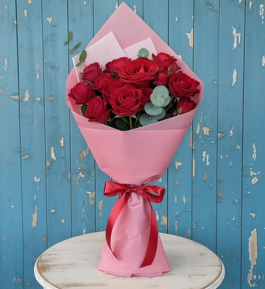 Букет цветов из: Розы в Белая глина