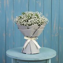 Букет цветов из:  Гипсофила в Белая глина