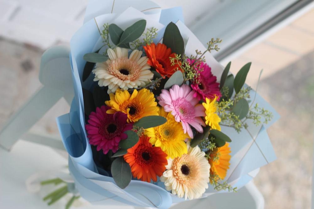 Букет цветов из: Герберы в Белая глина