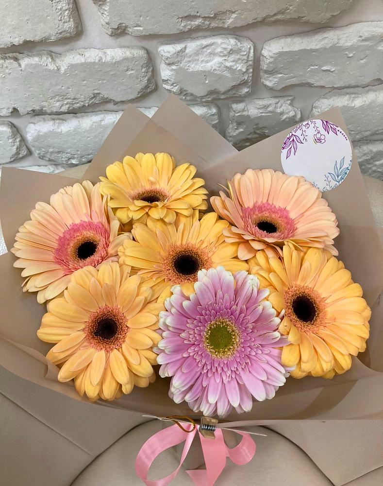 Букет цветов из: Герберы в Белая глина