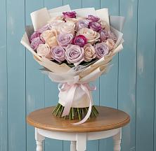 Букет цветов из:  Розы в Белая глина