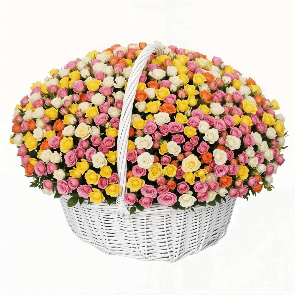 Премиум букет из: Розы в Белая глина