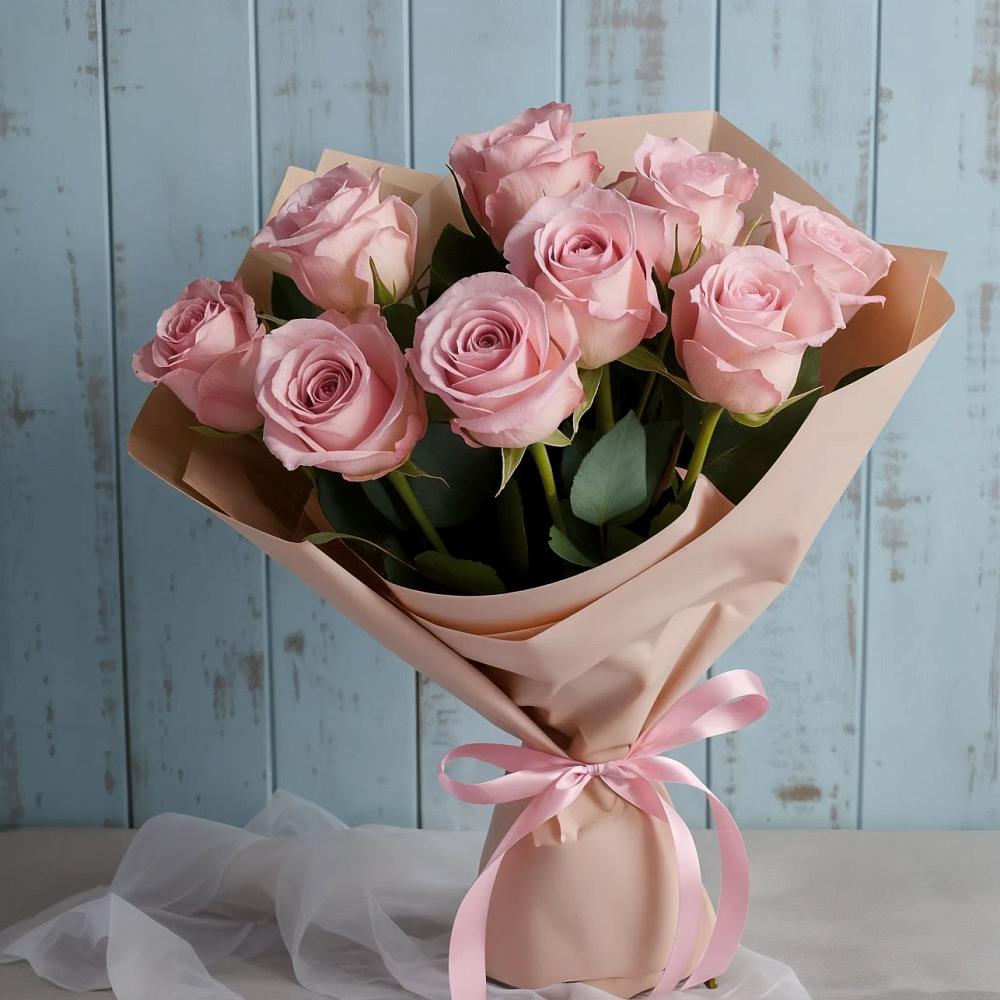 Букет цветов из: Розы в Белая глина