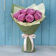 Букет Розы Фёрст Леди в Белая глина