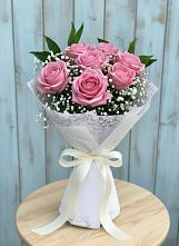 Букет цветов из:  Розы в Белая глина
