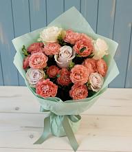 Букет цветов из:  Розы в Белая глина