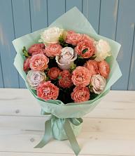 Букет цветов из:  Розы в Белая глина