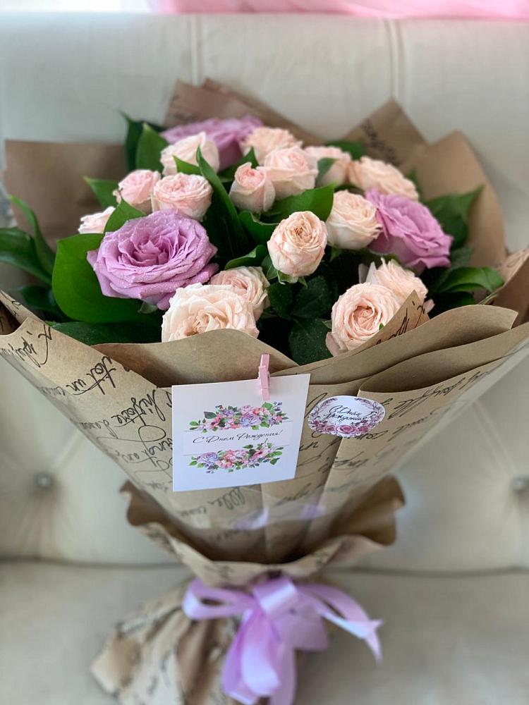 Букет цветов из: Розы в Белая глина