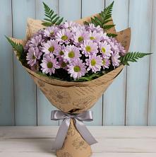 Букет цветов из:  Хризантемы в Белая глина