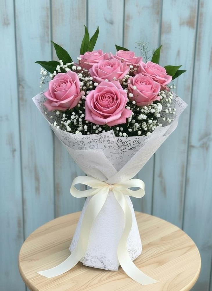 Букет цветов из: Розы в Белая глина