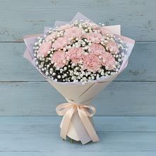 Букет цветов из:  Гвоздики в Белая глина