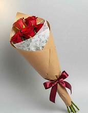 Букет цветов из:  Розы в Белая глина