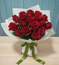 Букет Красные розы в Белая глина