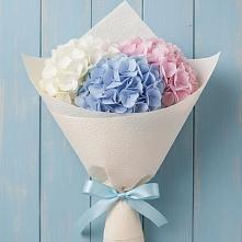 Букет цветов из:  Гортензия в Белая глина