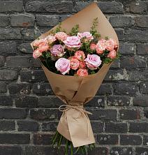 Букет цветов из:  Розы в Белая глина