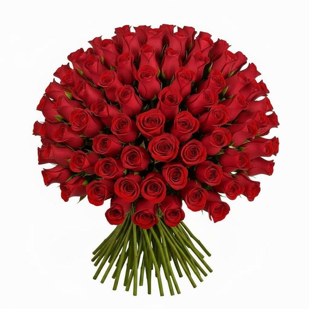 Букет Красные розы Чери Лав в Белая глина