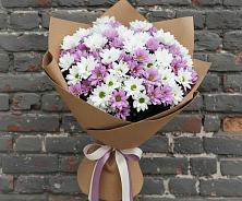 Букет цветов из:  Хризантемы в Белая глина