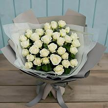 Букет Белоснежная нежность в Белая глина
