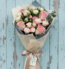 Букет цветов из:  Розы в Белая глина