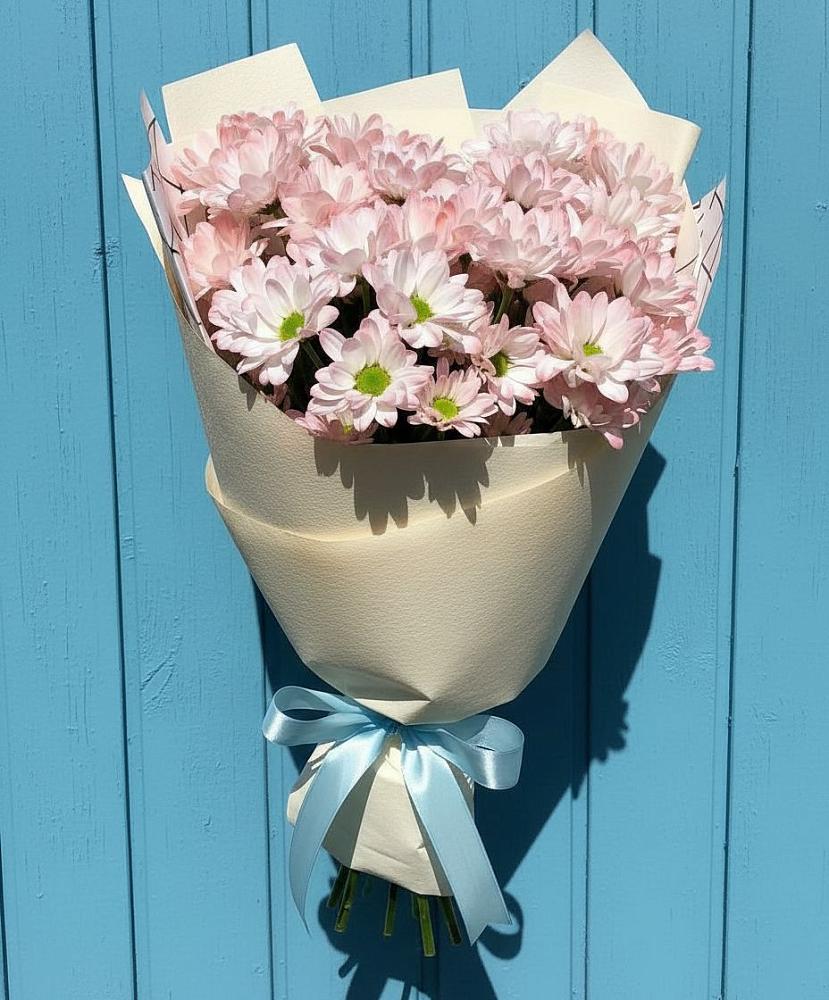 Букет цветов из: Хризантемы в Белая глина