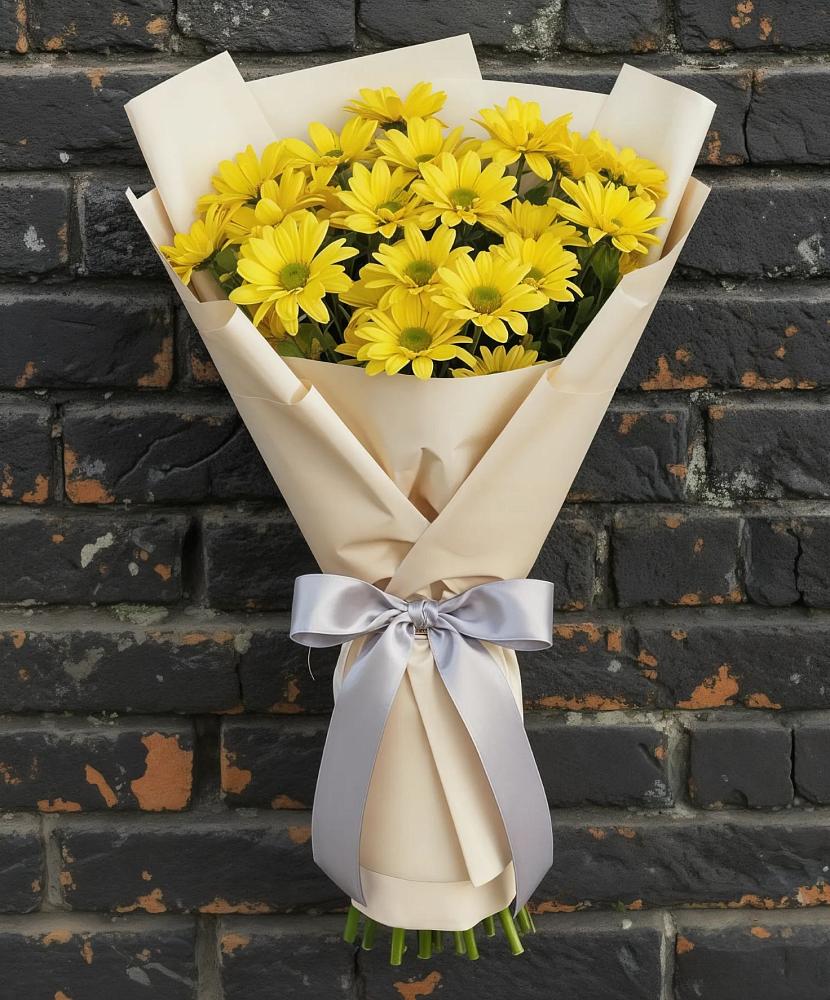 Букет цветов из: Хризантемы в Белая глина