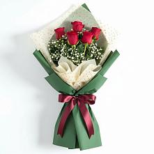 Букет цветов из:  Розы #REPLACE_PRED# Белая глина