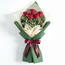 Букет цветов из:  Розы в Белая глина