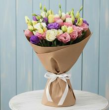 Букет цветов из:  Лизиантусы в Белая глина