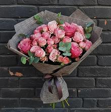 Букет цветов из:  Розы в Белая глина