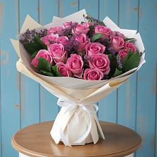 Букет цветов из:  Розы #REPLACE_PRED# Белая глина